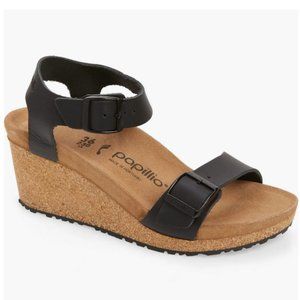 Papillio by Birkenstock Soley Ring Buckle Wedge Sandal, size 39